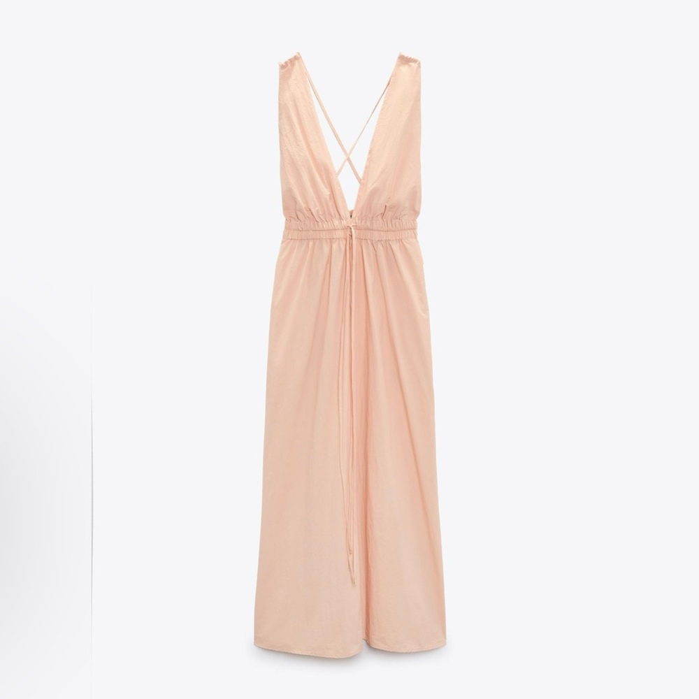 Zara Nylon Midi Dress